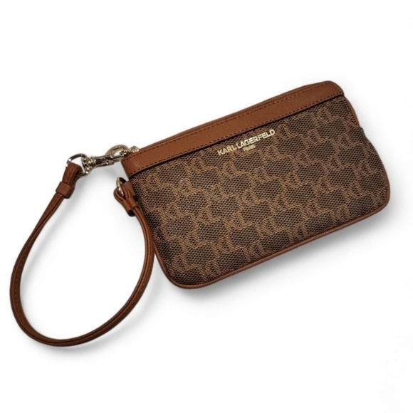 Karl Lagerfeld Handbags - Nwt! Karl Lagerfeld monogram wristlet pouch wallet